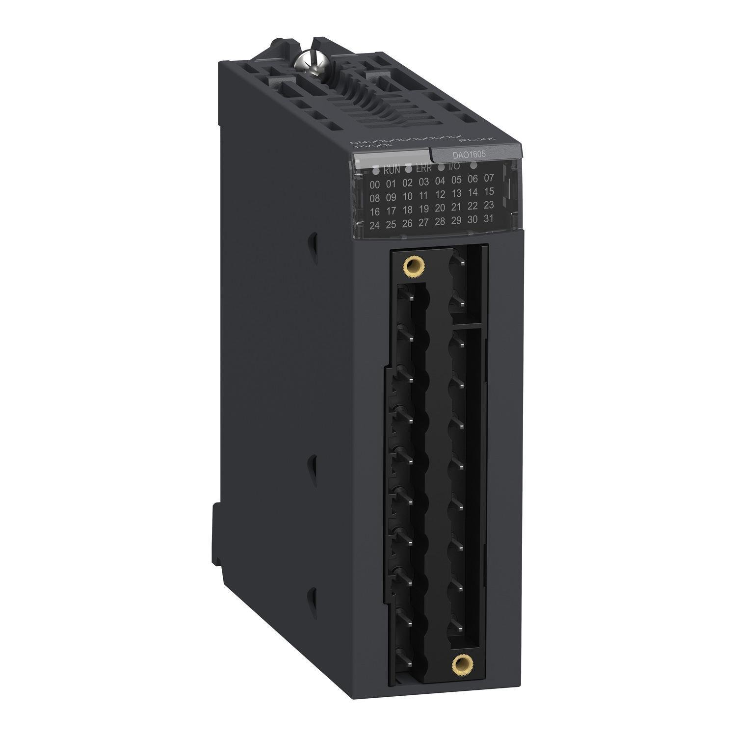 Picture of BMXDAO1605 - discrete output module, Modicon X80, 16 triac outputs, 100 to 240V AC