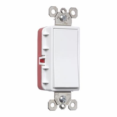 PT2621-W - PlugTail® Single-Pole 20A Decorator Switch, White
