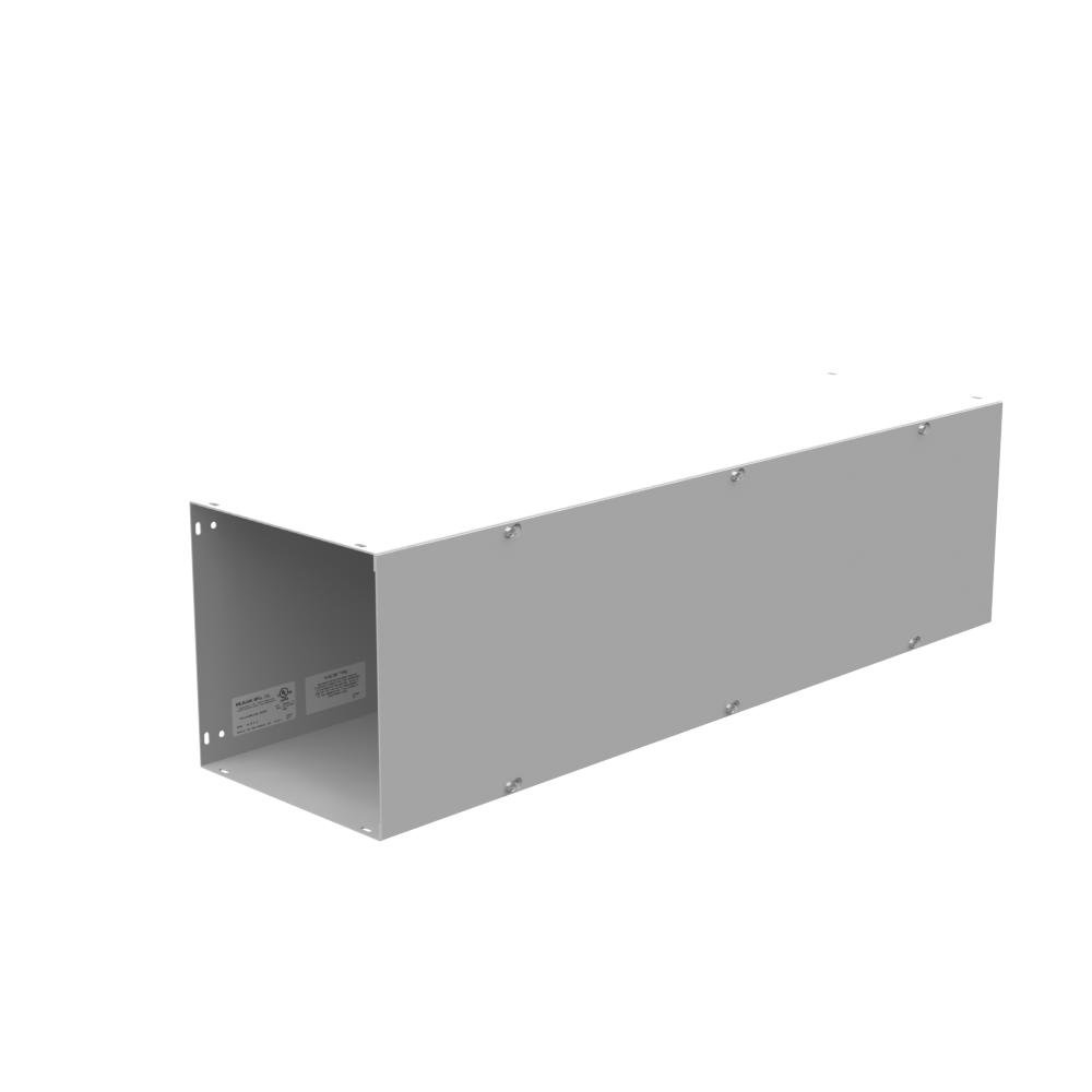 Picture of 101036-GSC1-NK - 10x36x10 Screw Cover Wireway Type 1 UL Listed Steel No Knockouts ANSI 61 Gray