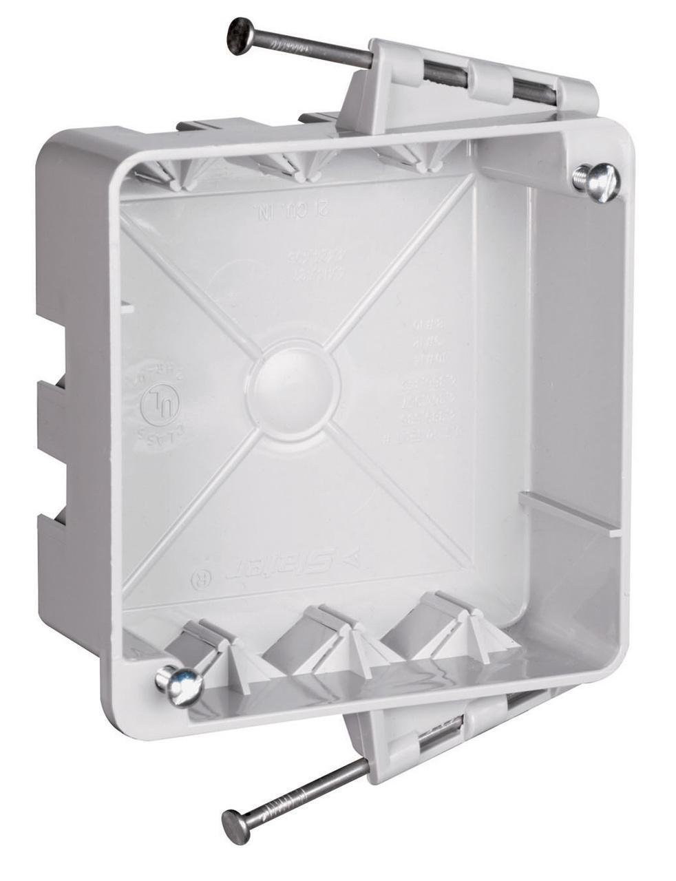 S44-21-RAC - 4-in Square box with Threaded Mounting Holes