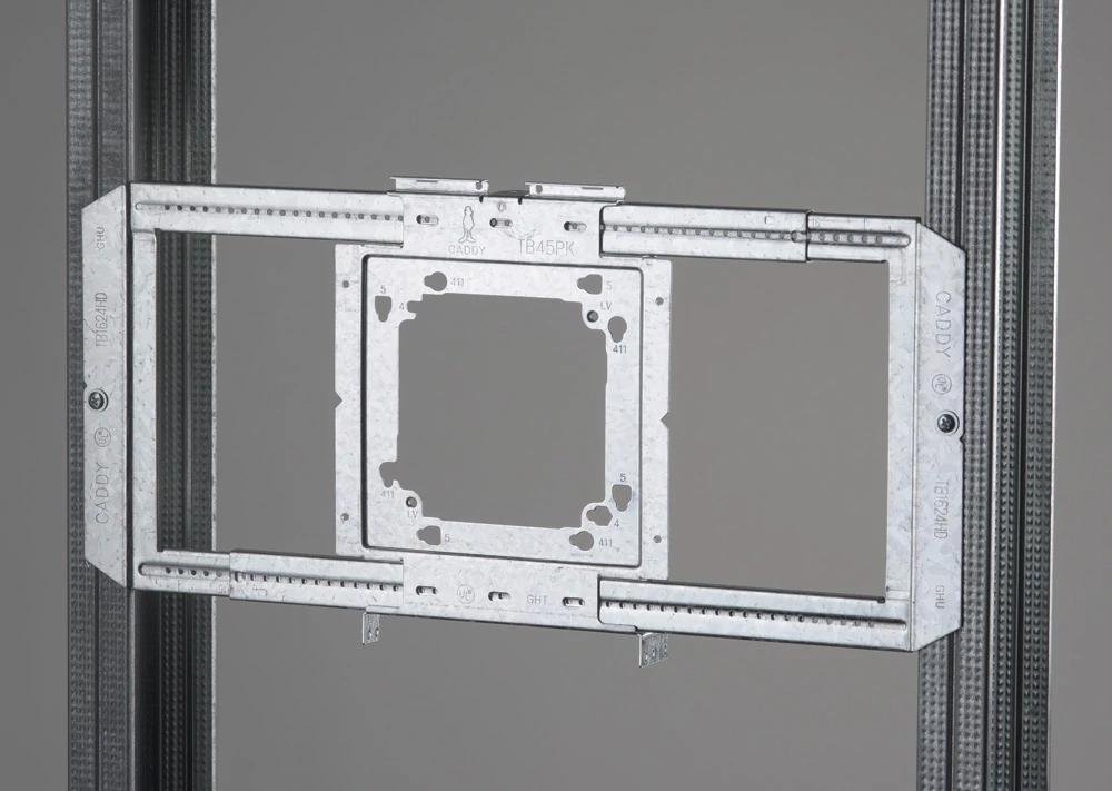 Picture of TB45PK - Box Mounting Plate with Far Side Support, 4", 4 11/16", 5" Box