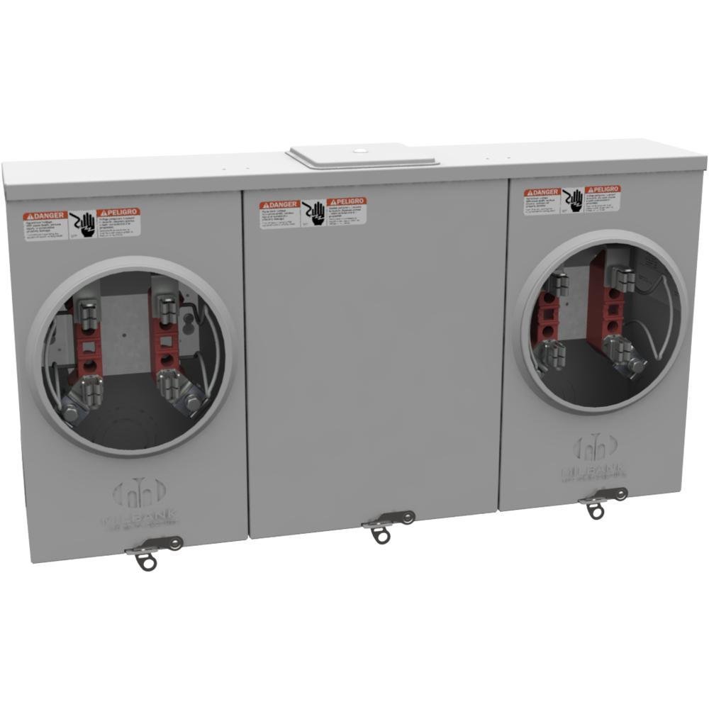 Picture of U1252-X-K1 - 4 Terminal Ringless Large Closing Plate 2 Position Single Connector 6-350kcmil 200 Ampere
