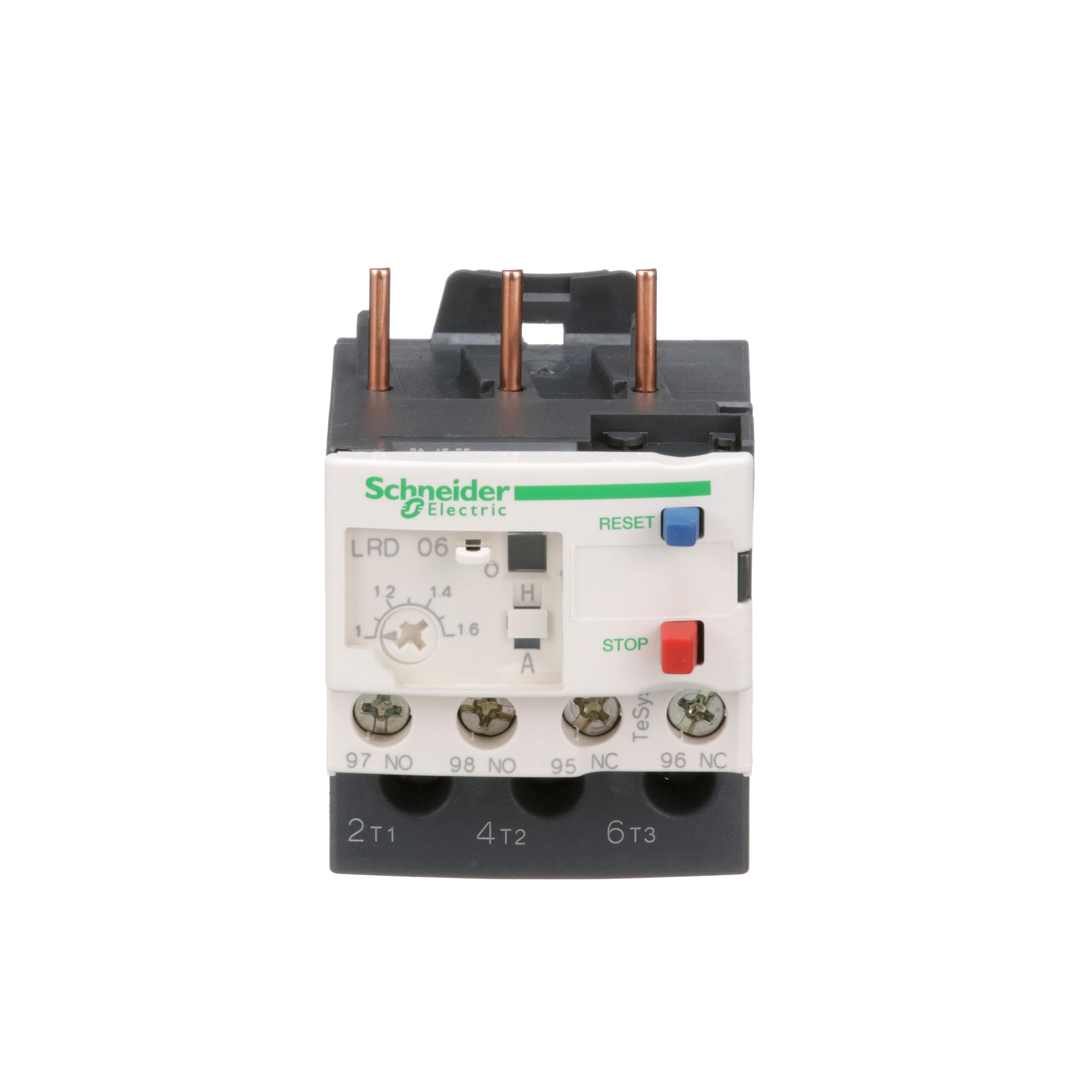 LRD06 - TeSys Deca, thermal overload relay, 1 to 1.6 A, class 10A