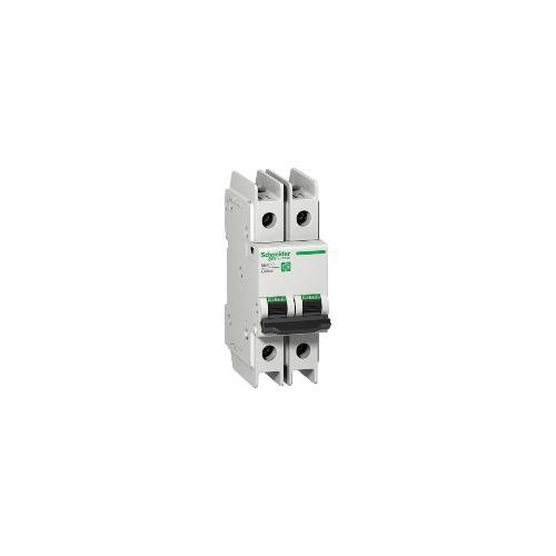 Picture of M9F42204 - Miniature circuit breaker (MCB), Multi9 C60BP, 2P, 4A, C curve, 10kA (UL489), 10kA (IEC/EN 60947-2)