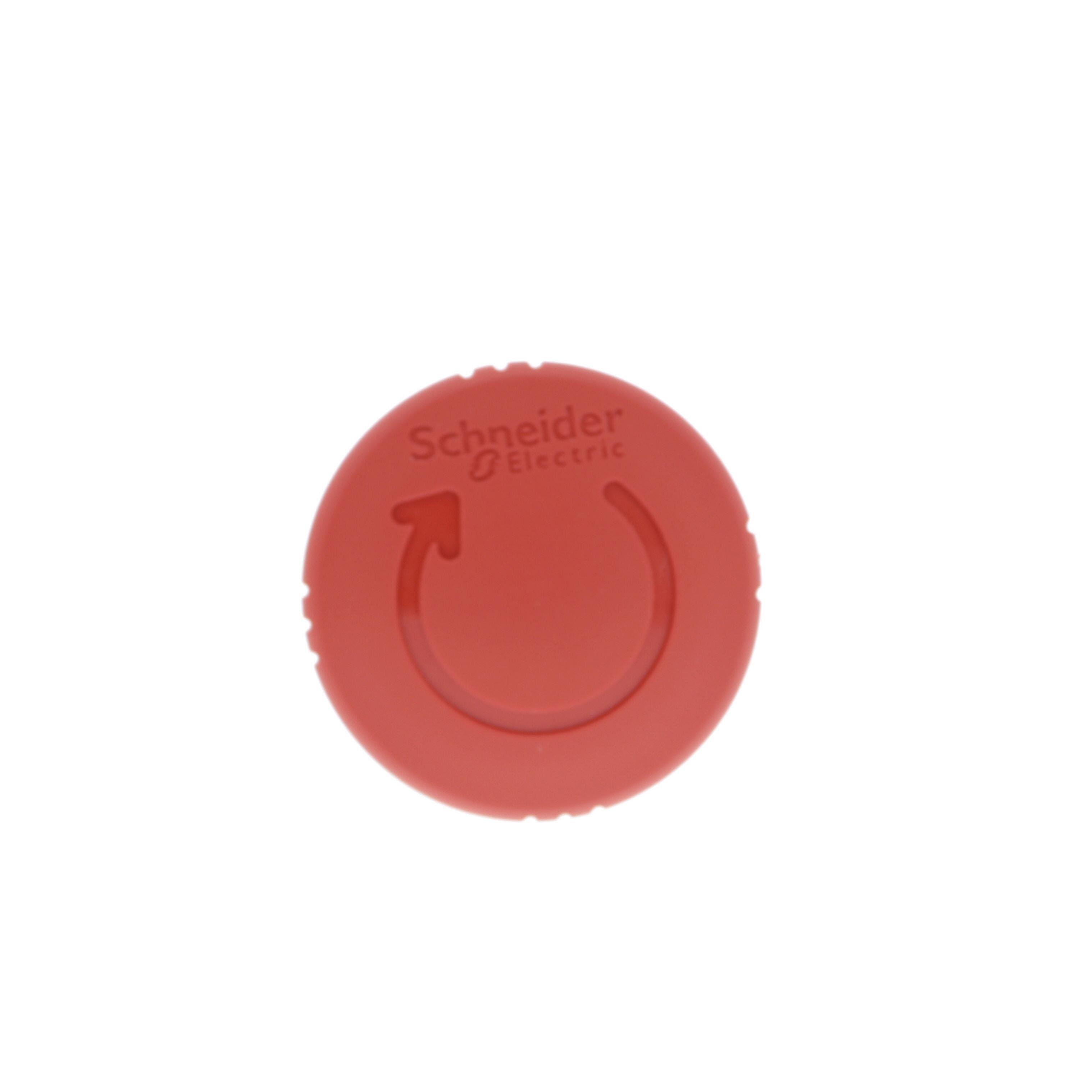 ZB5AS844 - Harmony, 22mm Push Button, emergency stop head, trigger and latching turn release, red, 40 mm mushroom, unmarked