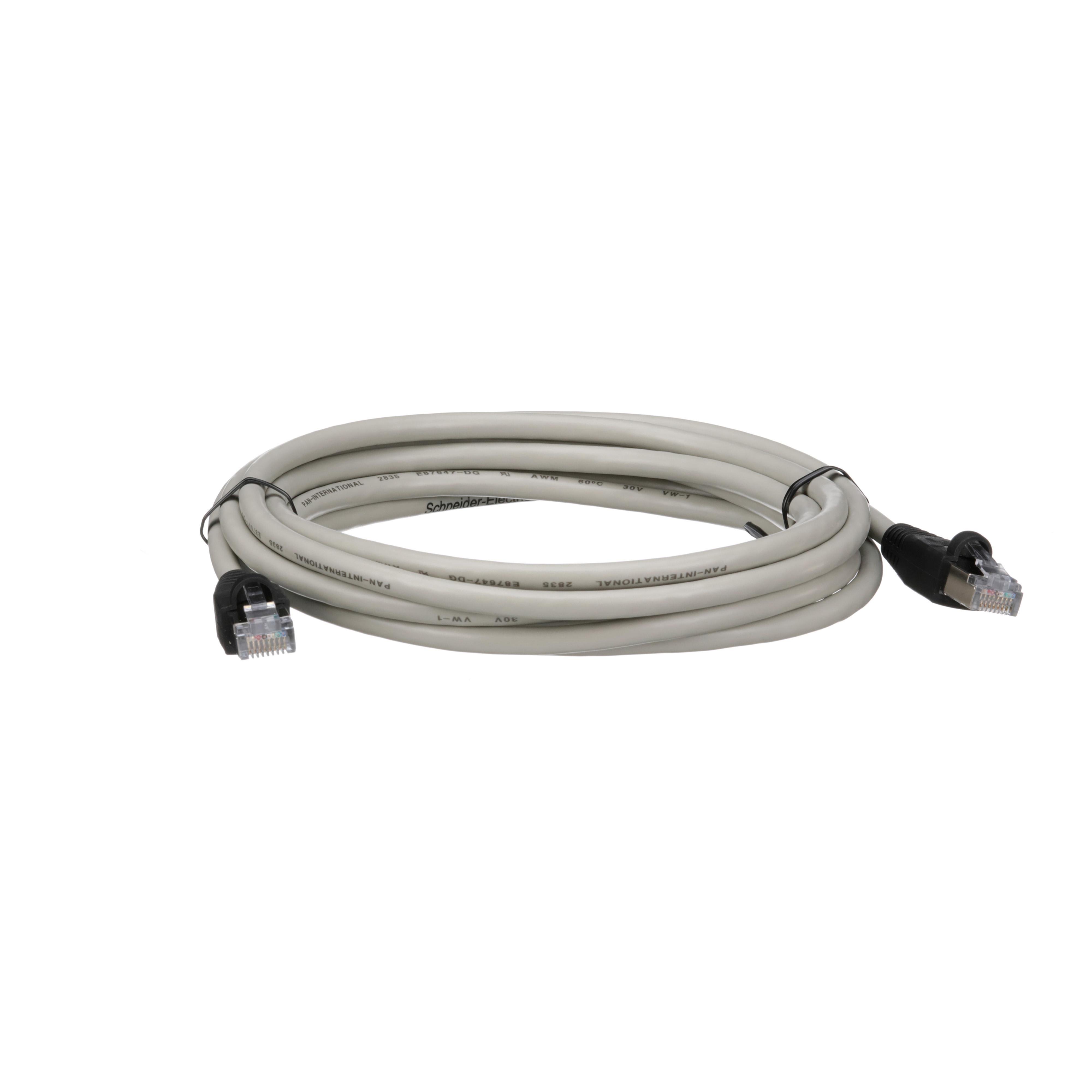Picture of VW3A1104R30 - remote cable, Altivar, for graphic display terminal, 3 meters