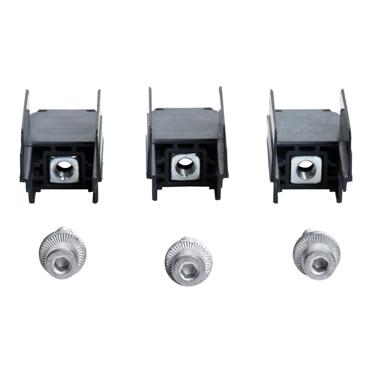 LV426963 - Circuit breaker accessory, PowerPact B, terminal nut kit, for busbar, 3 pole, qty 3