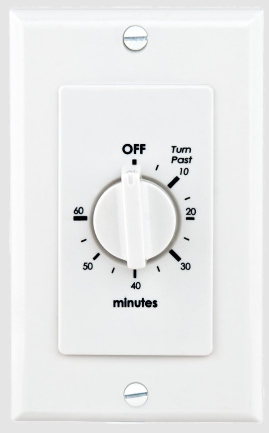WB060W - Reliance Controls WB Series Spring-Wound Countdown Timers, White, 60 Minutes