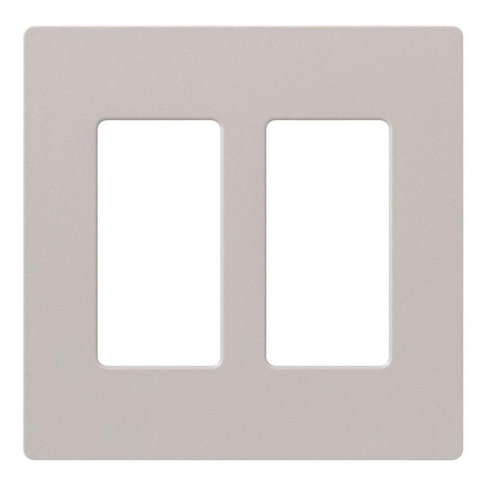 SC-2-TP - SATIN COLOR 2-GANG WALLPLATE TAUPE
