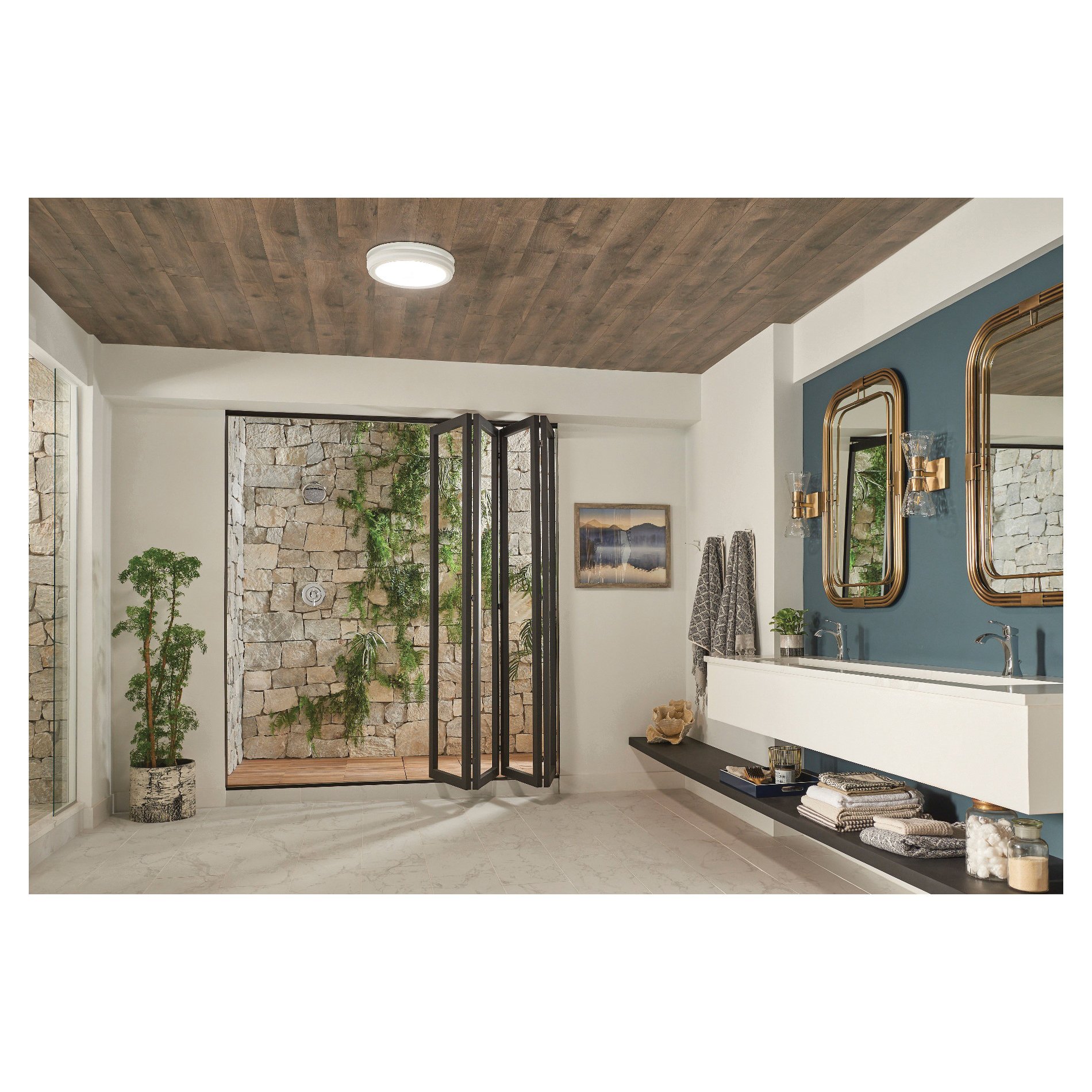 Picture of Broan® Roomside Series 80 CFM 0.8 Sone Decorative Ventilation Fan Light Energy Star®