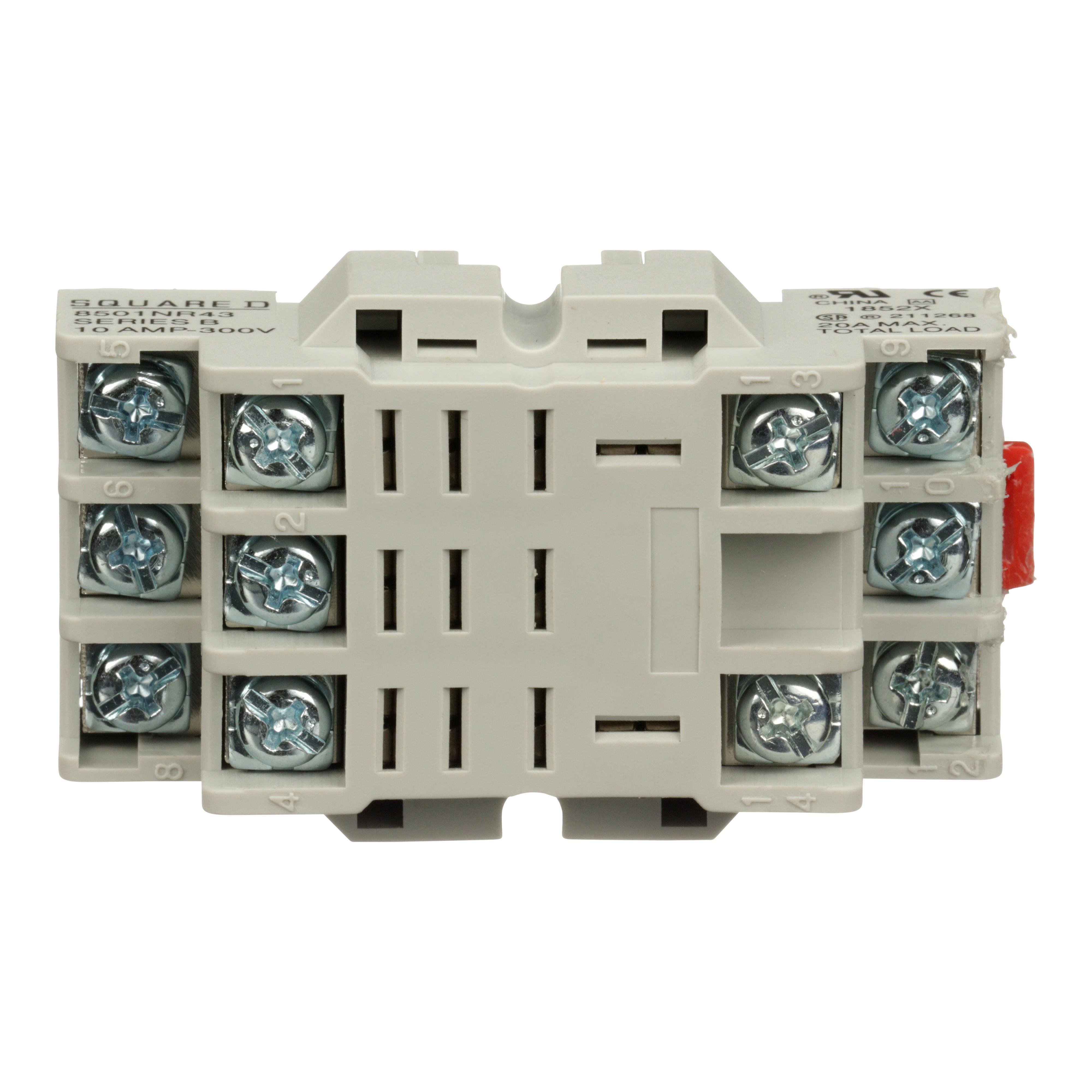 Picture of 8501NR43 - Plug in relay, Type N, relay socket, 11 blade, for 8510R relays