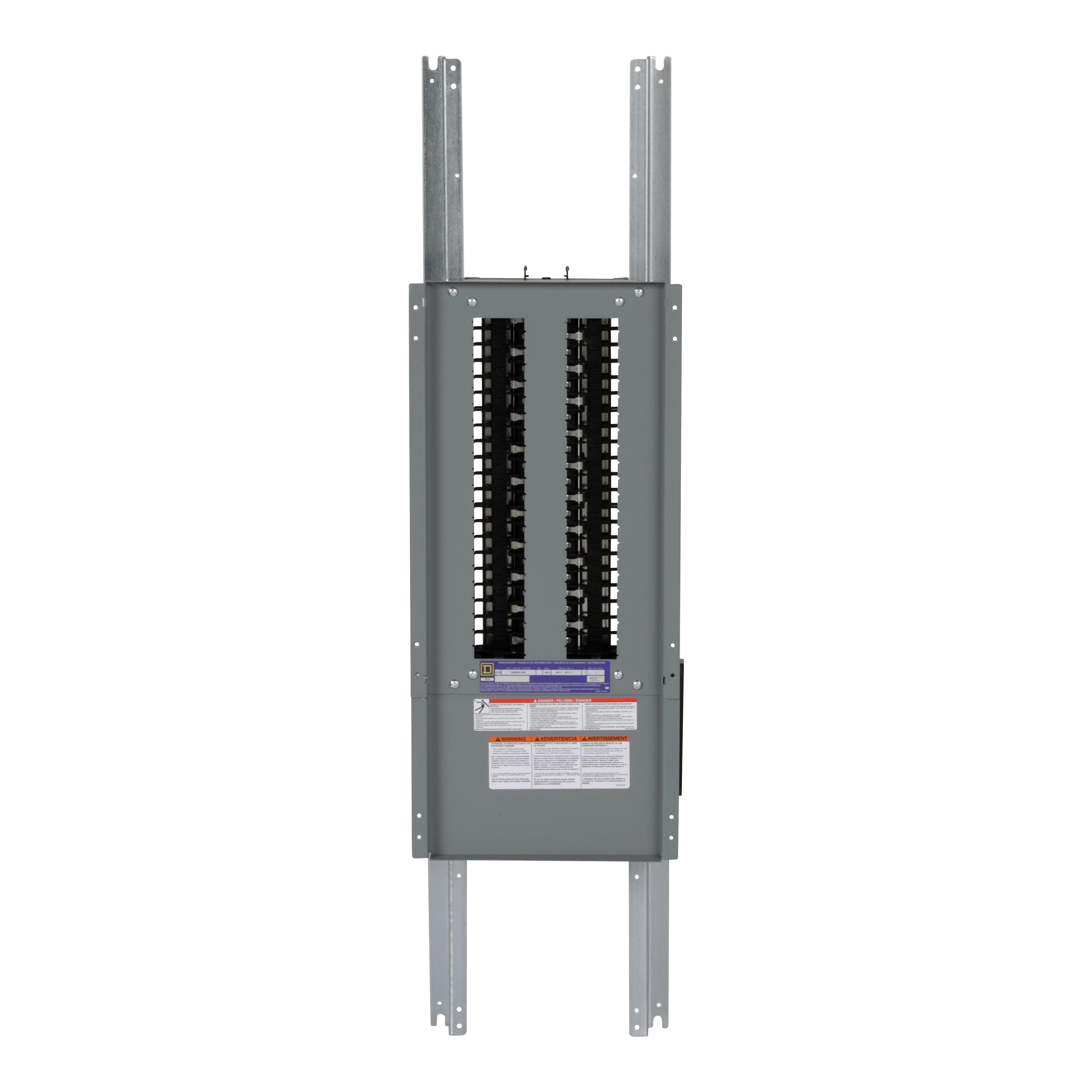 QONQ42LS400 - Load center interior, QO, main lugs, 400A, Al bus, 42 pole spaces, 1 phase, 3 wire, NQ enclosure