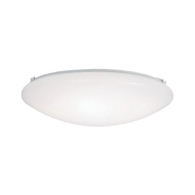 FM15WRCCR - FM 15 in. White Round Integrated LED Flush Mount Light with Selectable Color Temperature (3000K, 4000K, 5000K)