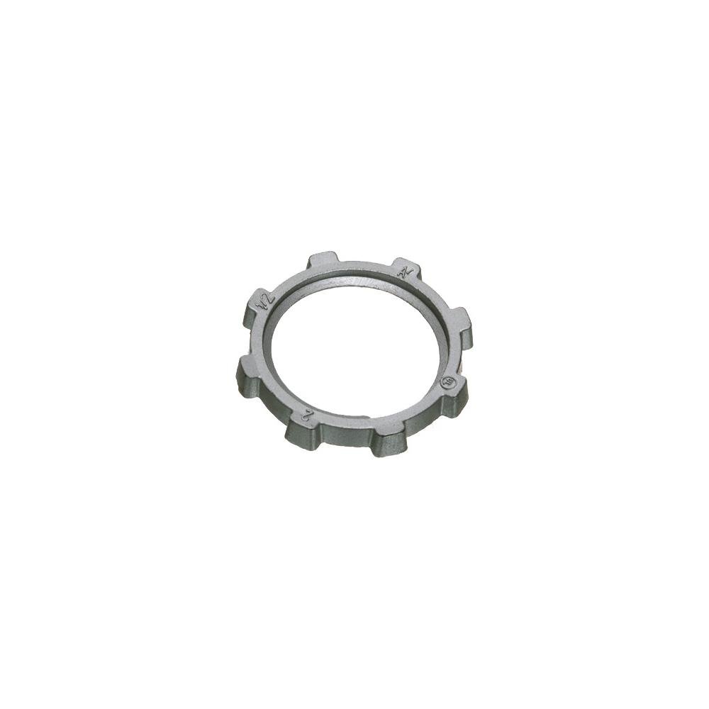 DLN2 - Zinc die-cast locknut with cast thread. Trade Size 3/4"
