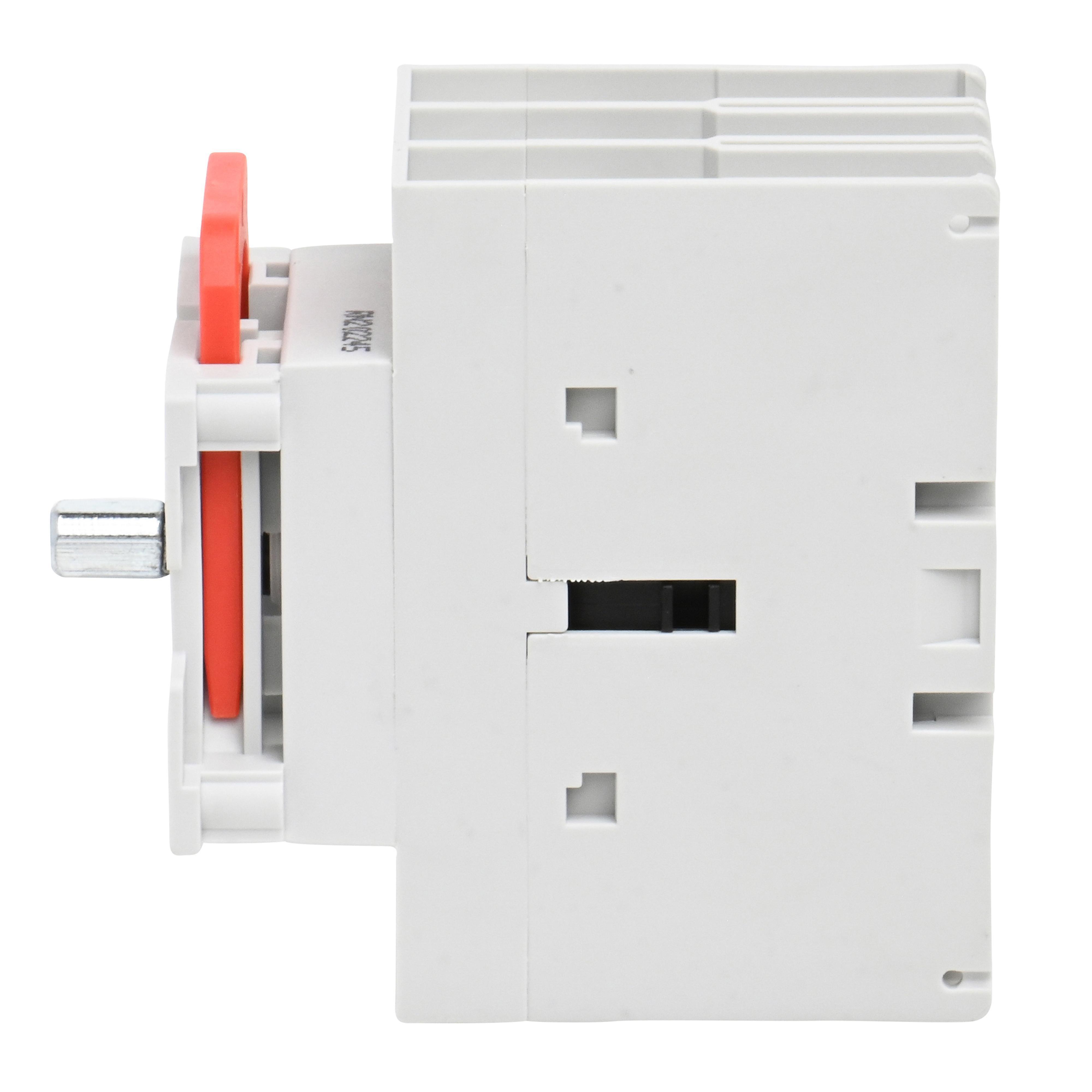 Picture of VLS3P032D1 - Disconnect switch, TeSys VLS, body switch, 32A, 20HP at 480VAC, UL508, three phase, 5kA SCCR, size 1, door mount