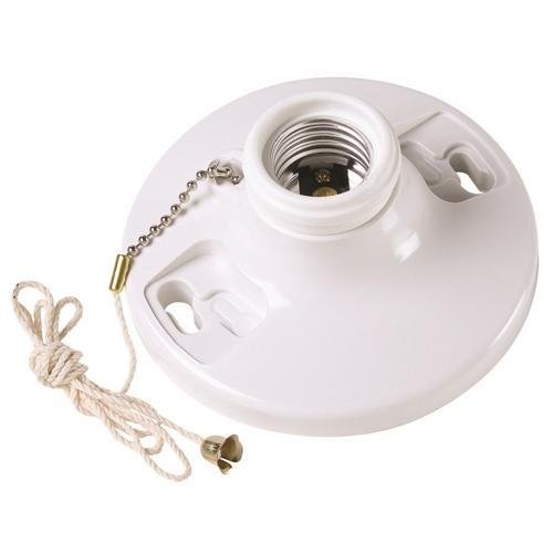280-WH - Medium Base Lampholder, White