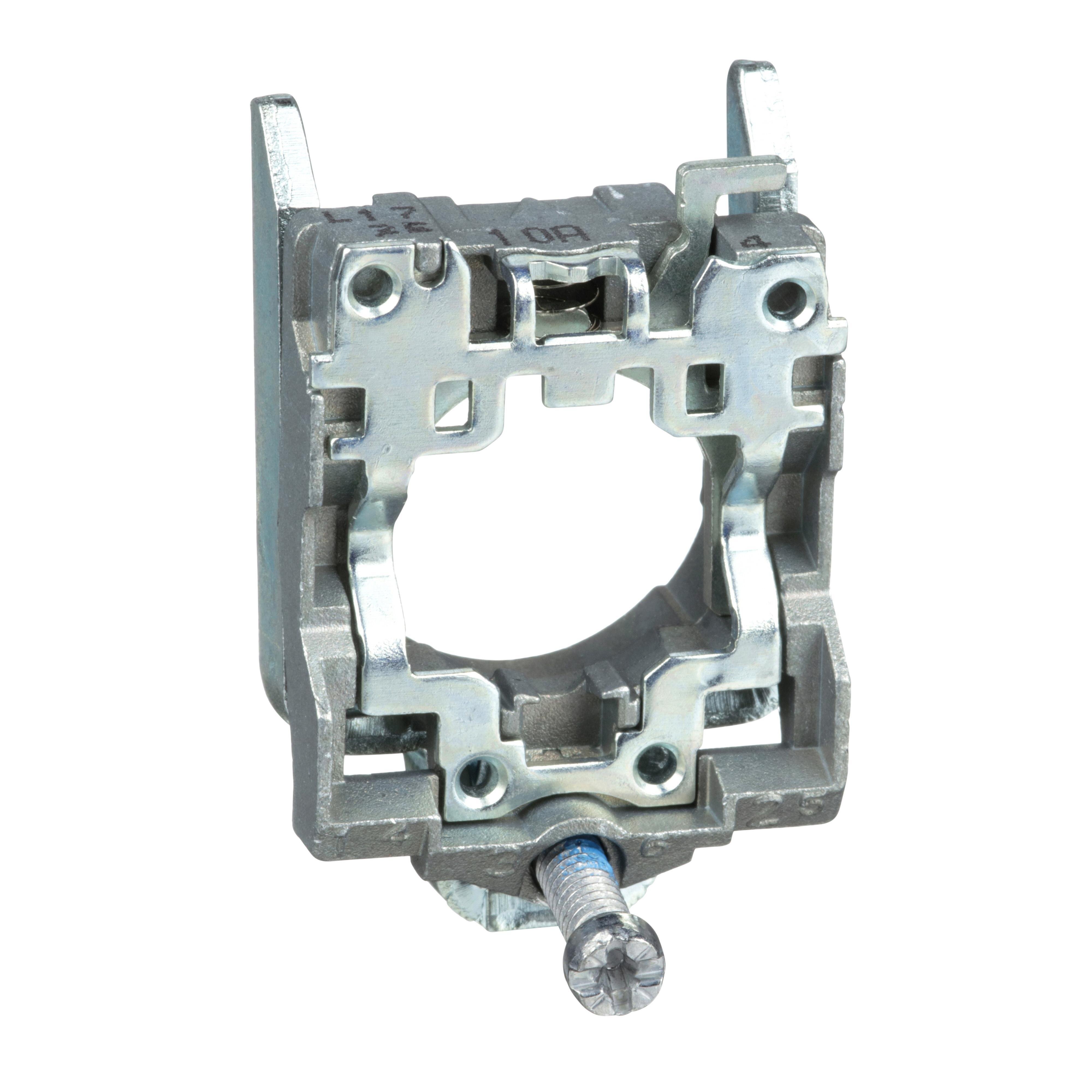 Picture of ZB4BZ009 - Harmony, 22mm Push Button, XB4B operators, metal mounting collar for electrical blocks