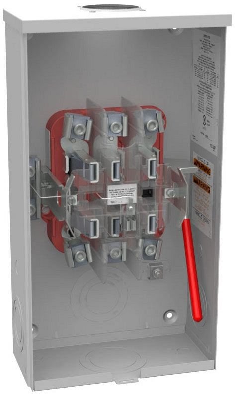 U2049-RL - 7 Terminal Ringless Small Hub Open Lever Bypass