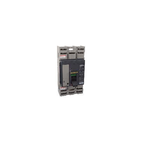 Picture of PGL36120U31A - Circuit breaker, PowerPacT P, 1200A, 3 pole, 600VAC, 18kA, lugs, Micrologic 3.0, 80%