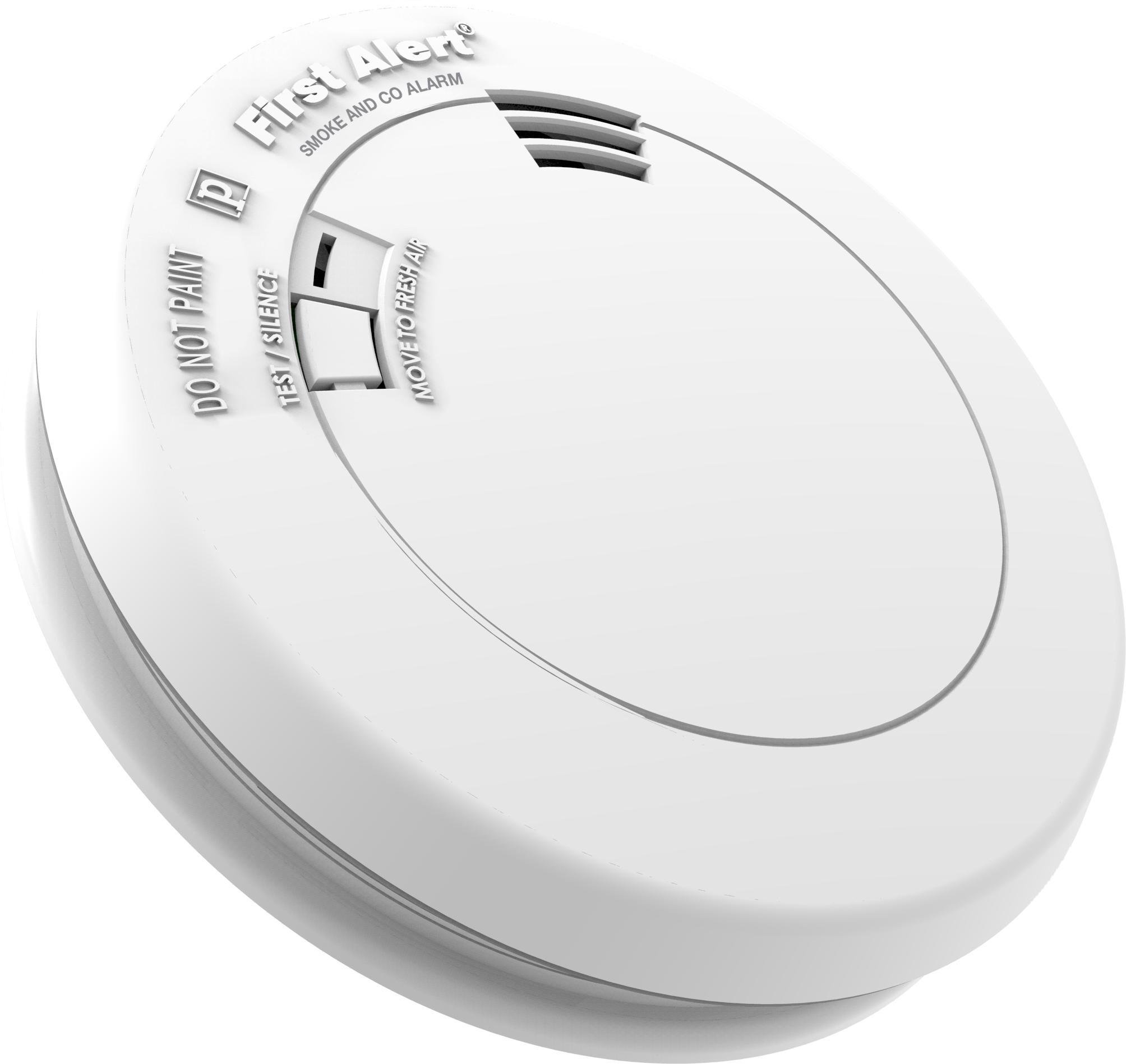 PRCV700VB - First Alert PRC700VB Low Profile 2 AA Batteries Operated Photoelectric Smoke Alarm and Carbon Monoxide Combo Alarm with Voice