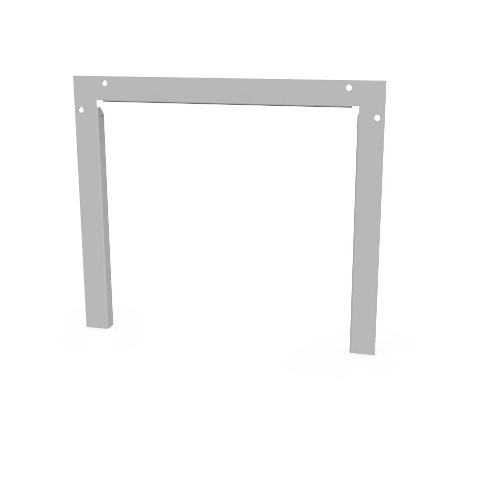 1212GF - Wireway End Flange Type 1 12x12 Screw Cover ANSI 61 Gray Steel