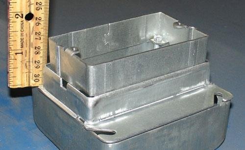 Picture of AMR1 - AMR1 - Four Sq. 1-Gang Adj. Depth Device Ring 3/Four to 1-1/2" Raised, 25 Pak