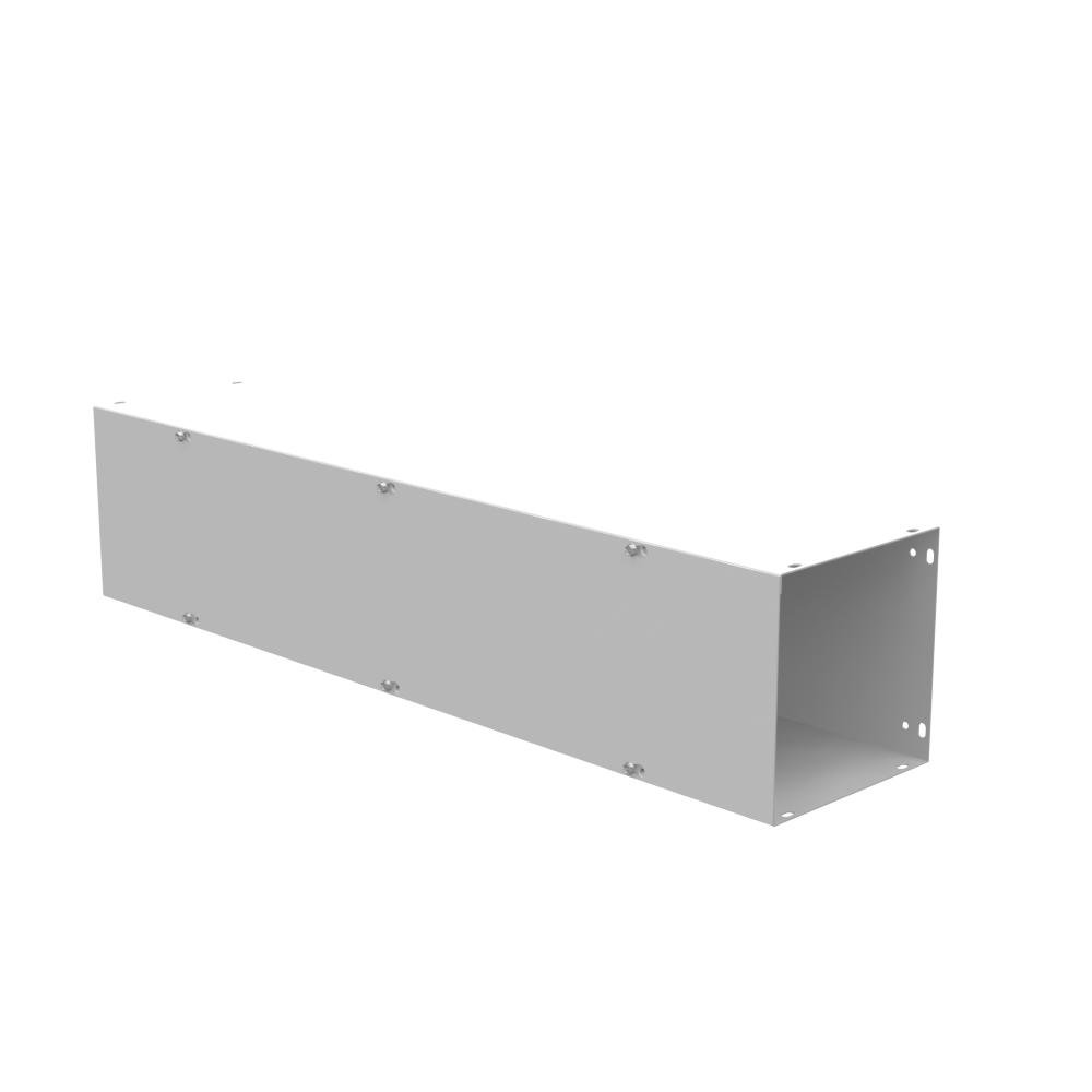 Picture of 8836-GSC1-NK - 8x36x8 Screw Cover Wireway Type 1 UL Listed Steel No Knockouts ANSI 61 Gray