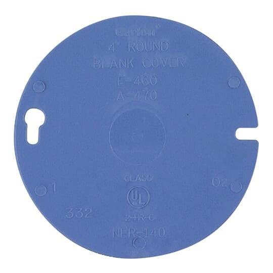 E460R-CAR - 4 INCH RND CEILING COVER BLANK
