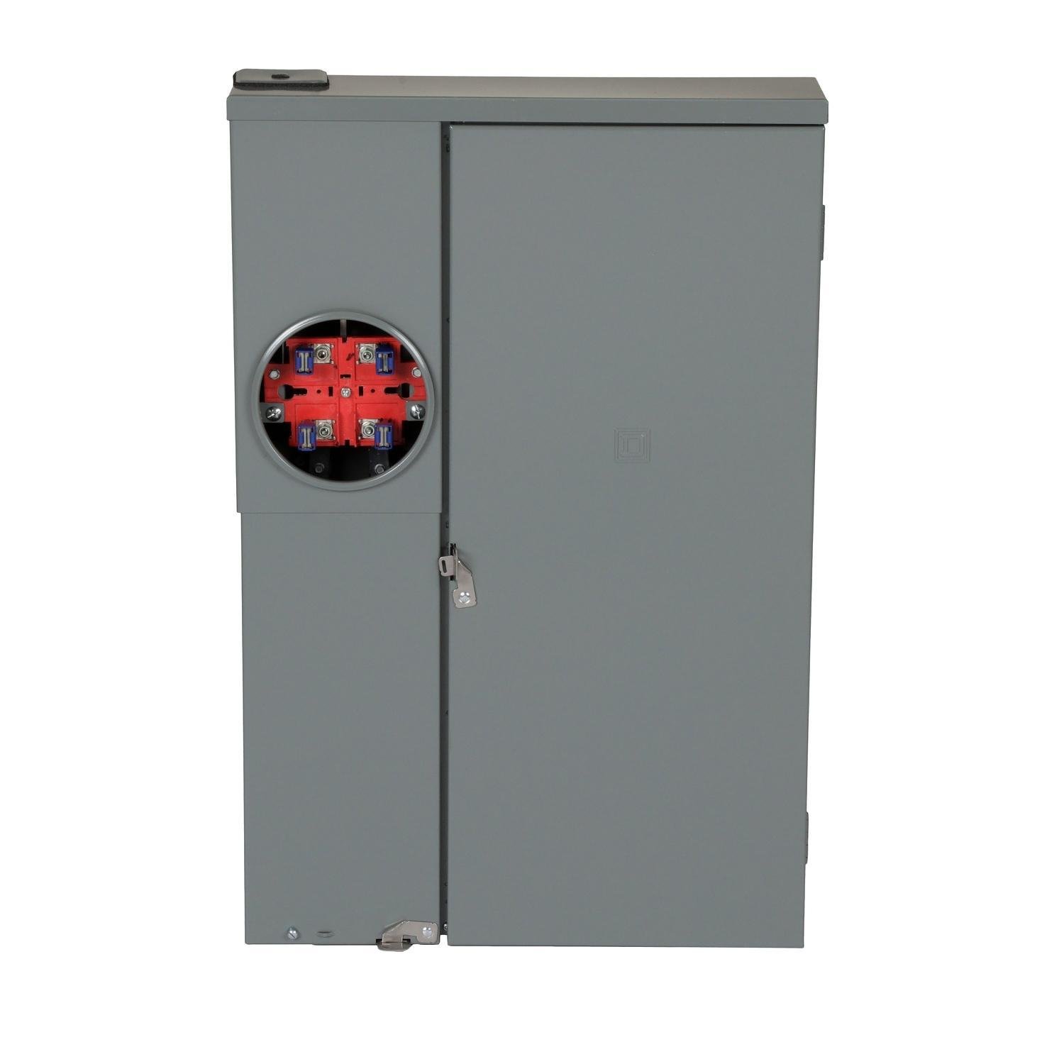 SC3042M200PS - All in one, Homeline, CSED, ringed socket, 200A, surface mount, 30 spaces, 42 circuits, 22kA SCCR, no bypass, solar ready