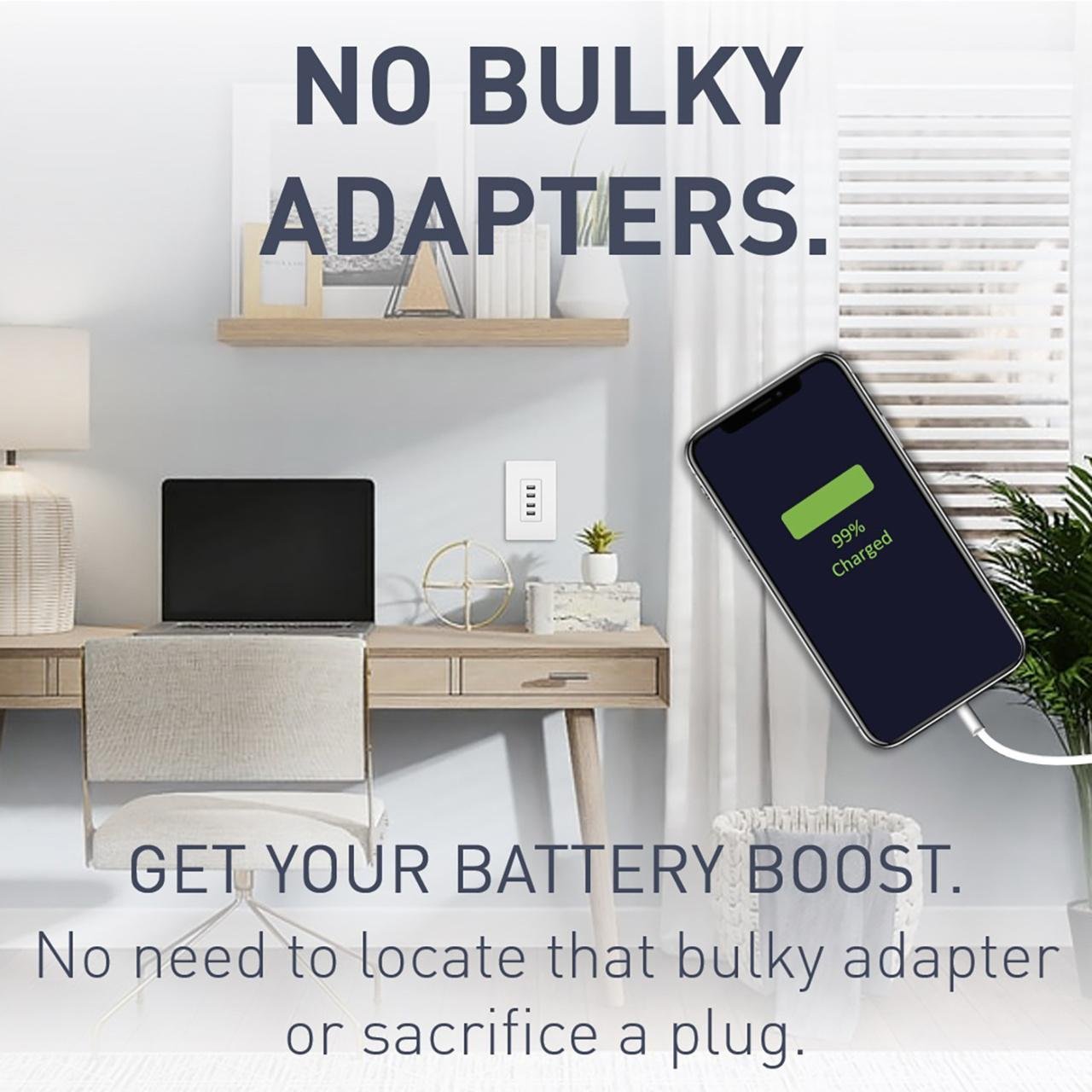 Picture of TM8USB4-WCC6 - radiant® Quad USB Charger, White