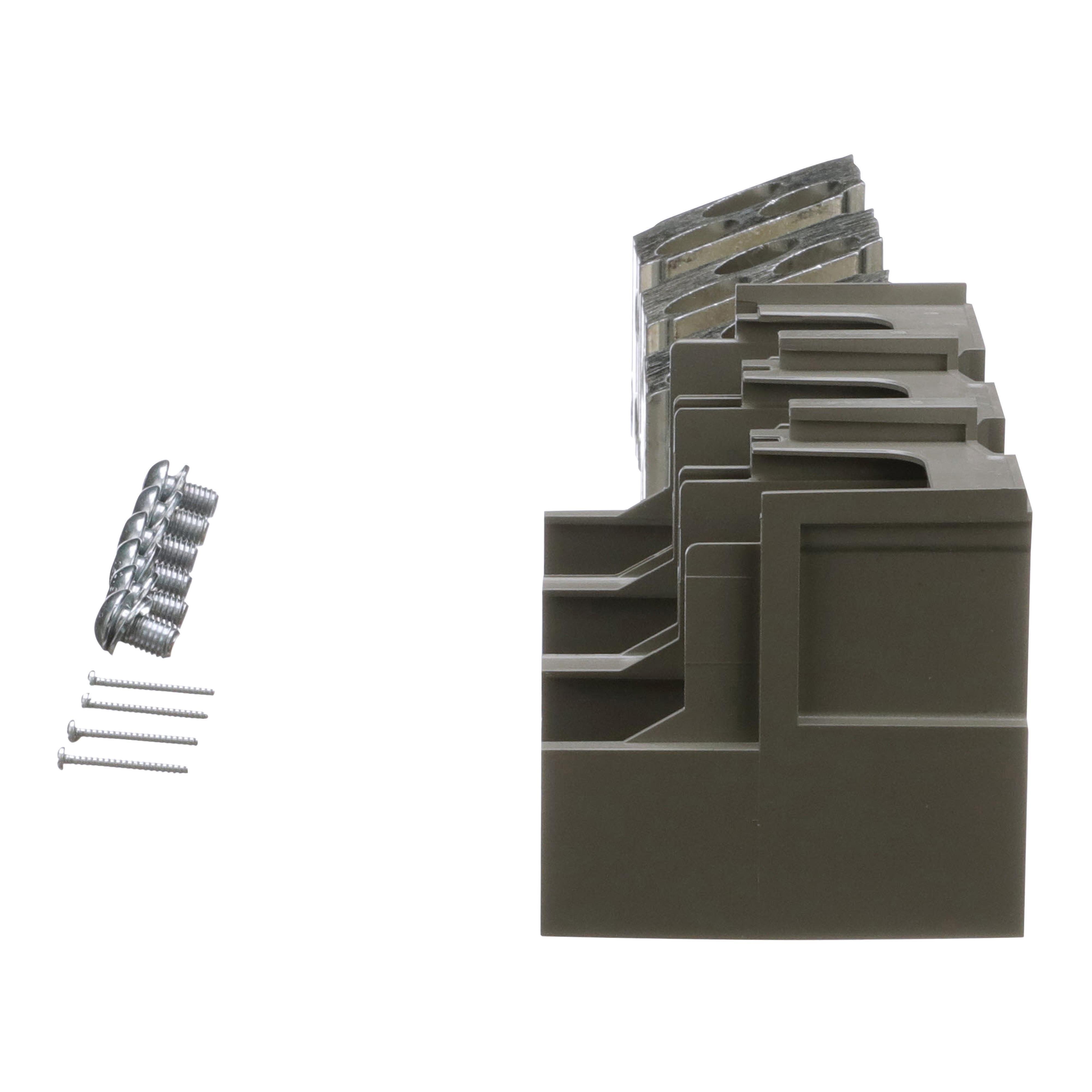 Picture of AL1200P6KU - Circuit breaker accessory, PowerPacT P, lug kit, mechanical, 800A to 1200A, AWG 3/0 to 600kcmil, set of 3