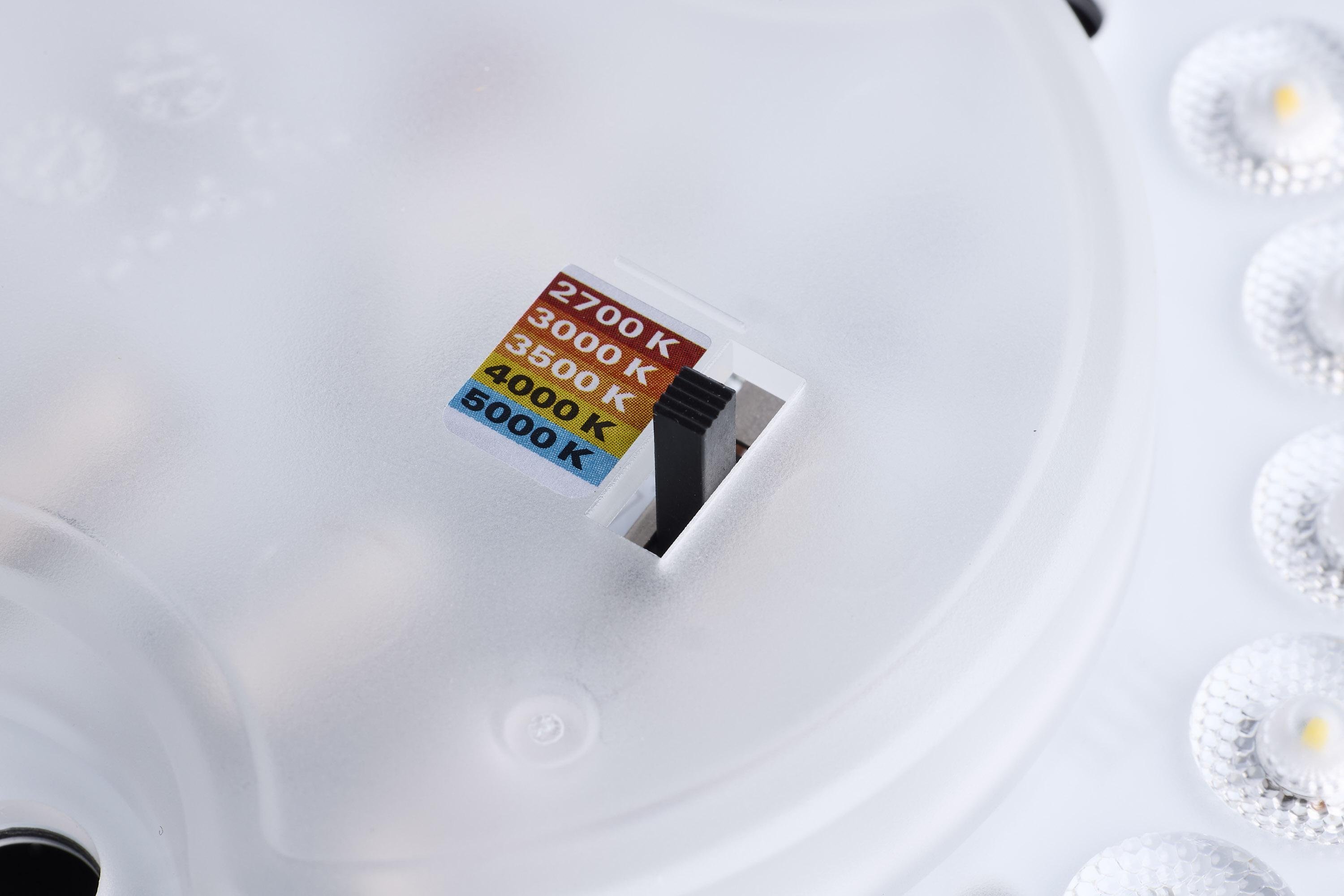 Picture of 62/1850 - 11 Inch LED Cloud Fixture - 12.5 Watts - 27K/30K/35K/40K/50K CCT Selectable - Round Shape - White Finish - 120 Volt