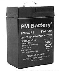 SP6-4.5T1 - Battery, 6V 4.5 AH