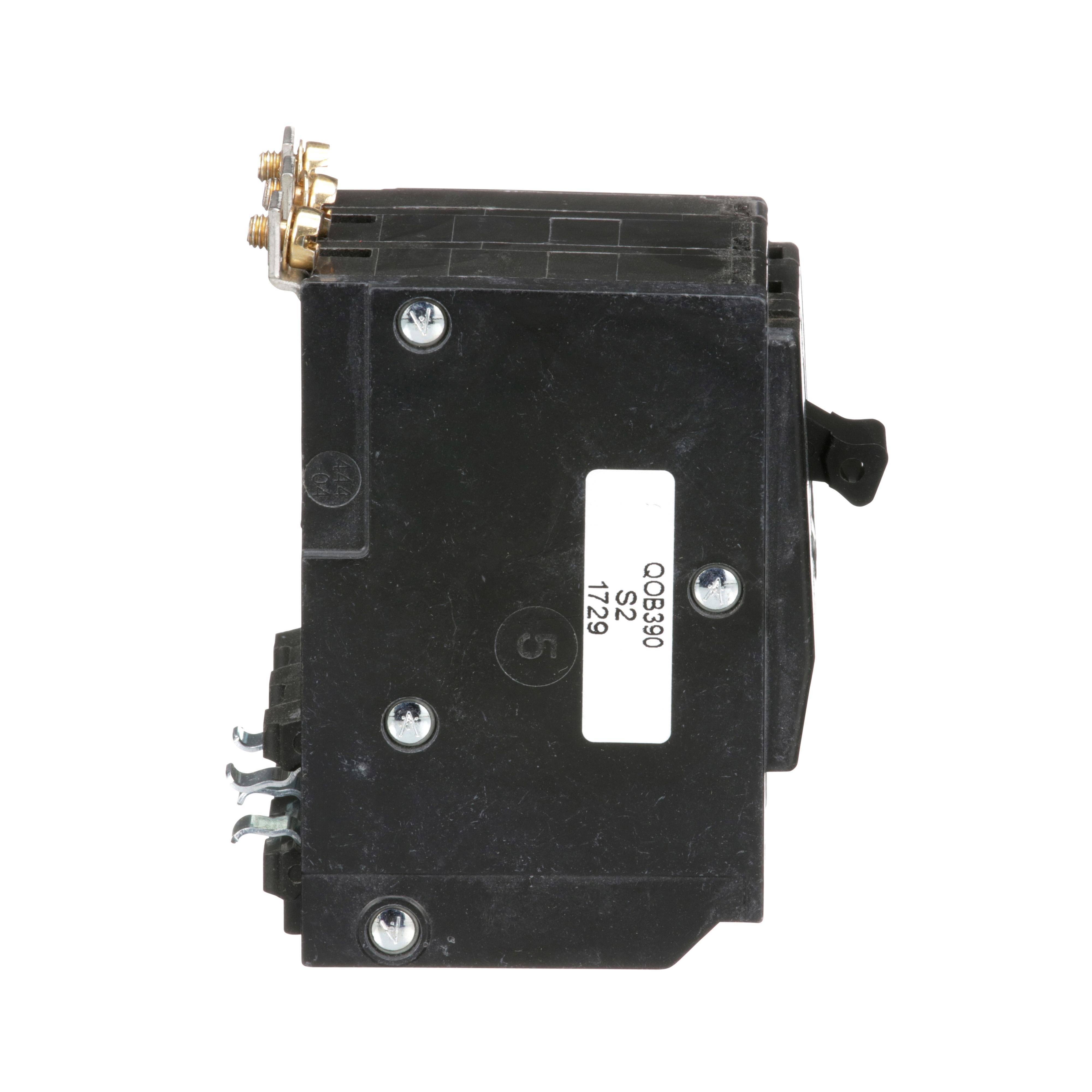 Picture of QOB390 - Mini circuit breaker, QO, 90A, 3 pole, 120/240VAC, 10kA, bolt on