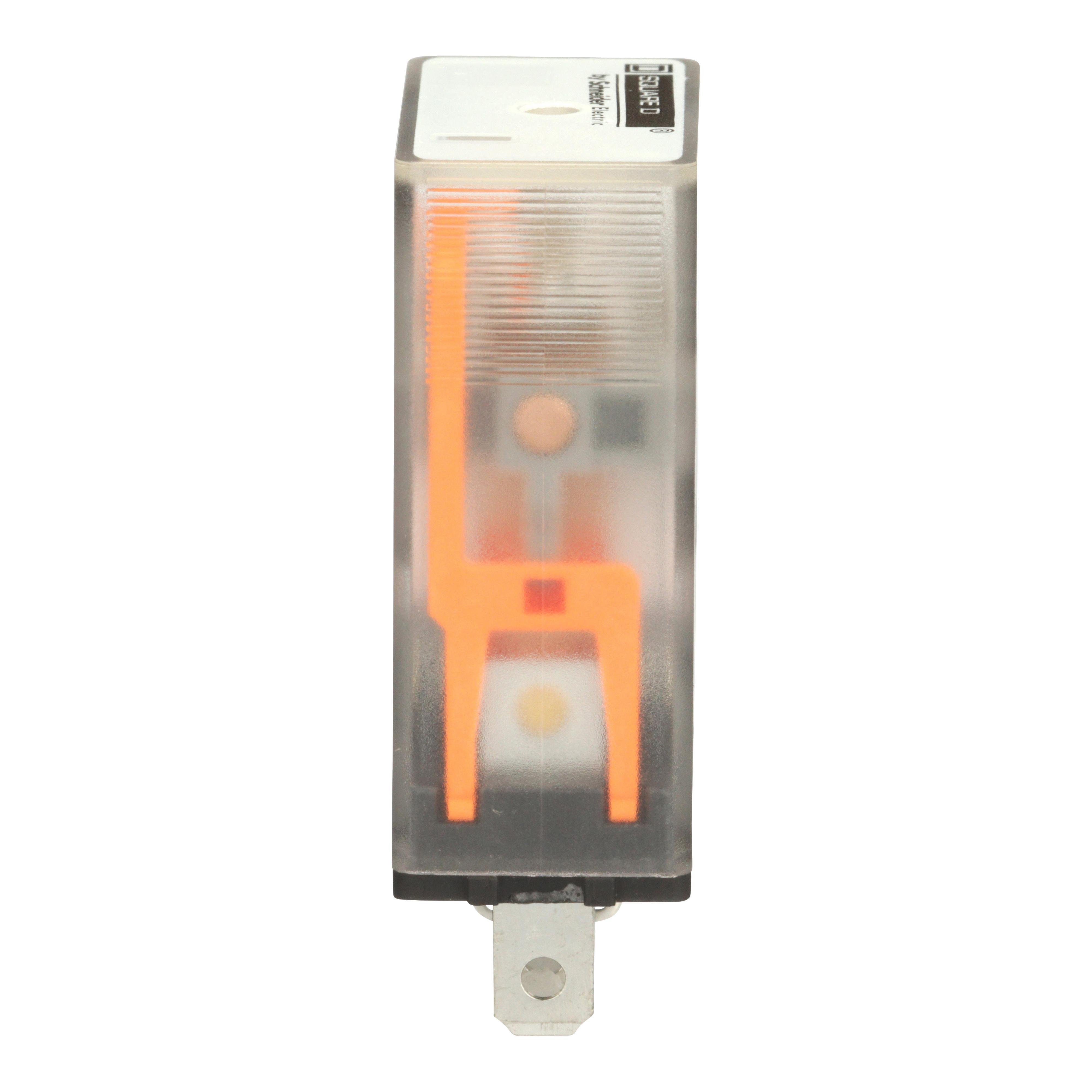 Picture of 8501RSD41V53 - Miniature Relay, Harmony 8501R, SPDT, 5 blades, coil, 1HP at 277V AC, 15A resistive at 120V AC, 24V DC, 1NO+ 1NC