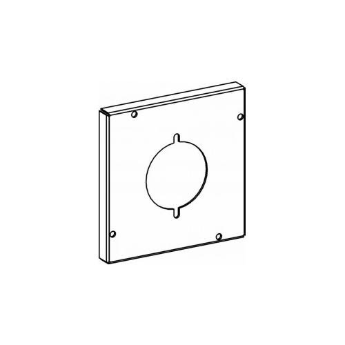 5507 - RAISED 1/2", 4-11/16" SQUARE (5S) 30 TO 50A, 2.156" DIAMETER POWER OUTLET INDUSTRIAL COVER