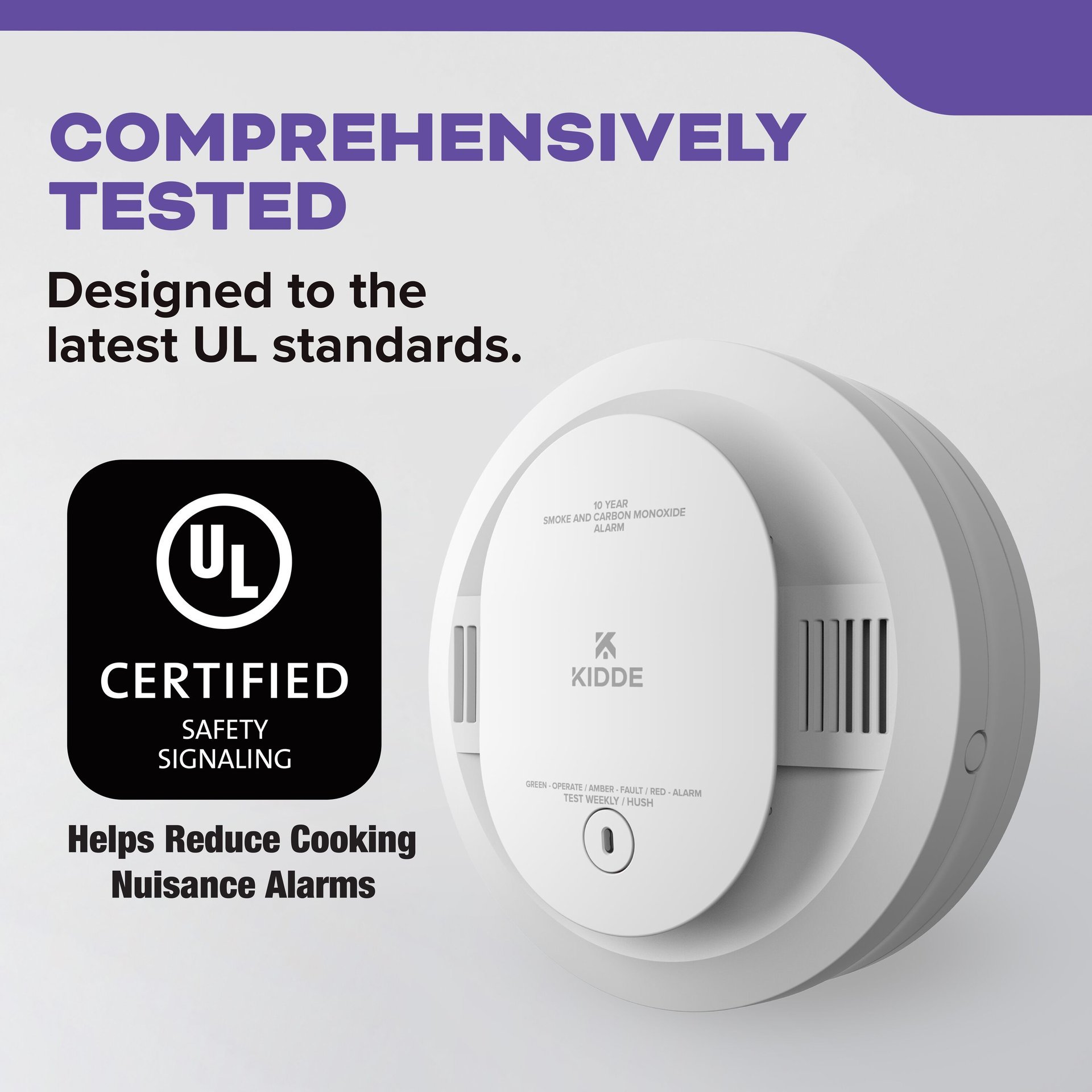 Picture of 30CUD10 - 10 Year Battery Smoke and Carbon Monoxide Combo Alarm 