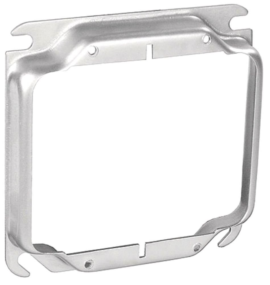 52C18-5/8 - 52C18-5/8 - Four Square Two Gang Device Ring 5/8" Raised, 50 Pak