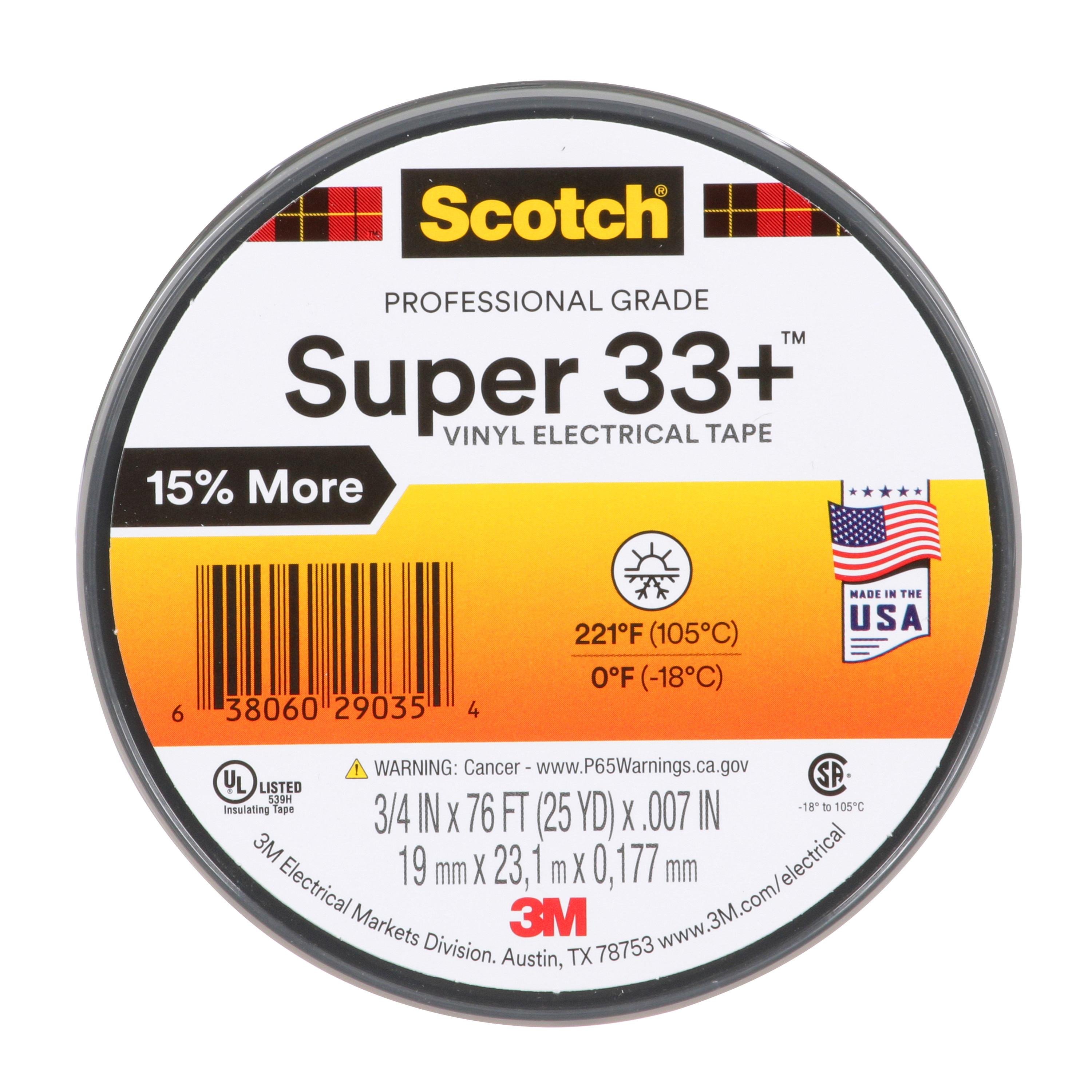 33+SUPER-3/4X76FT - MMM 33PLUS SUPER-3/4X76FT