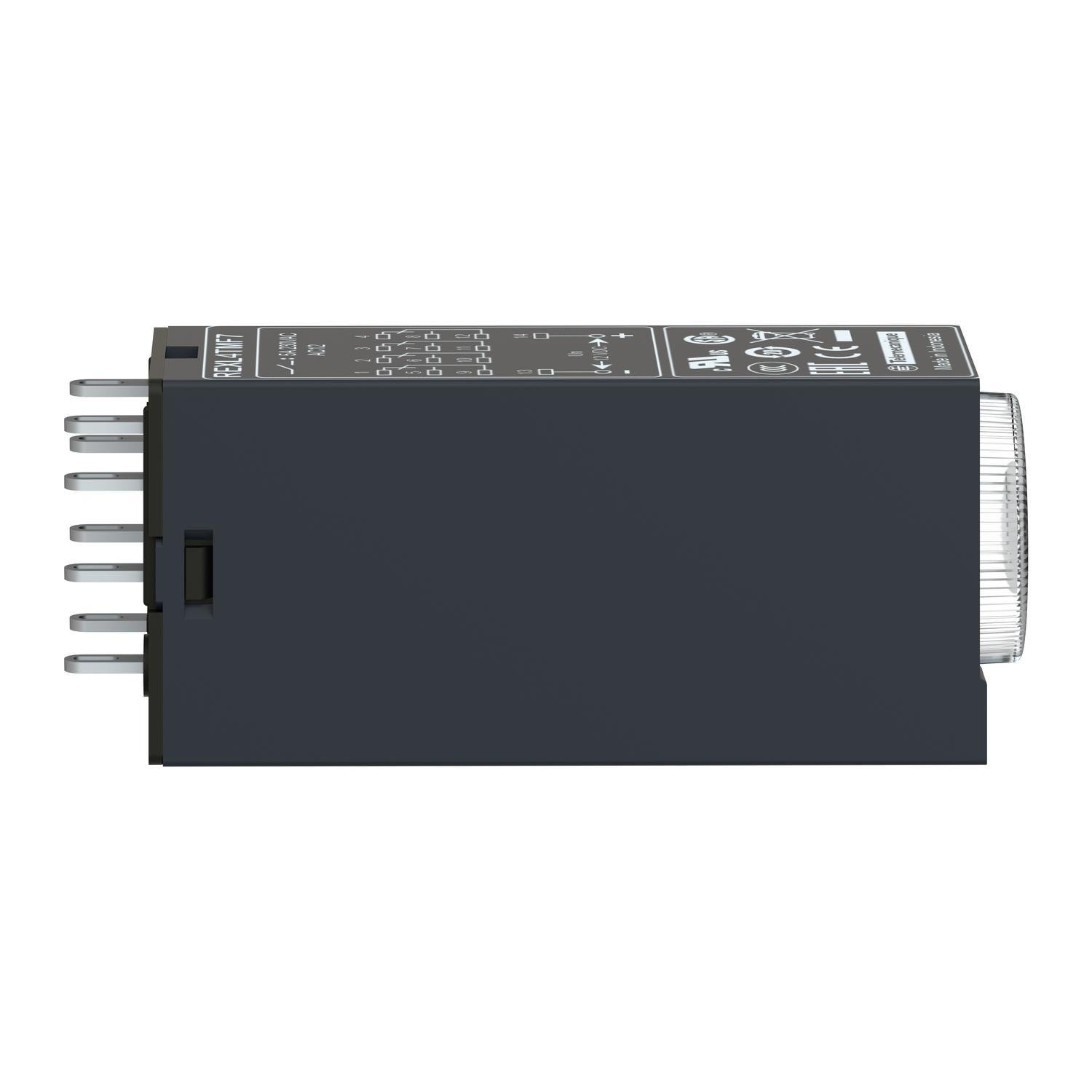 Picture of REXL4TMF7 - single function relay, Harmony Timer Relays, 5A, 4CO, 0.1s..100h, on delay, 120V AC