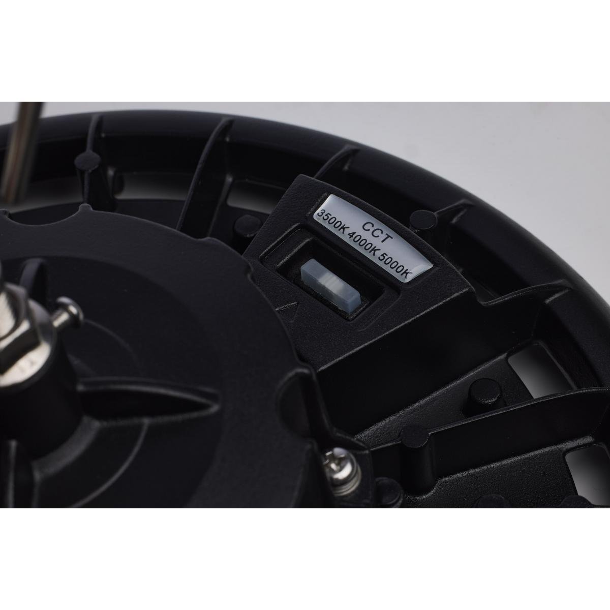 Picture of 65/770R3 - Wattage 80W/100W/120W and CCT Selectable 3K/4K/5K LED UFO High Bay - 120-347 Volt - Black Finish