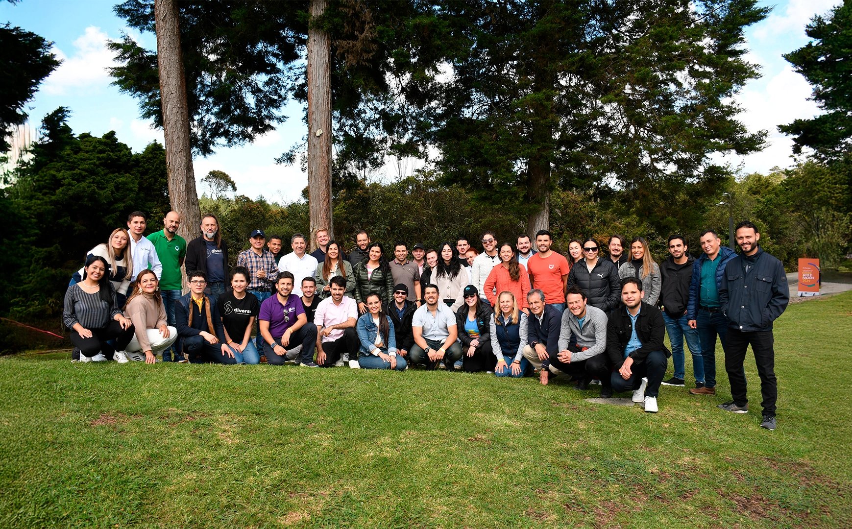 Equipo beneficiado por el fortalecimiento de negocios que ofrece la Fundación Bancolombia.