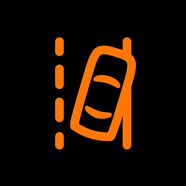 Lane departure warning light