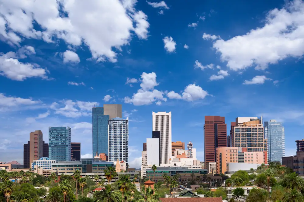 Skyline of downtown Phoenix, Arizona