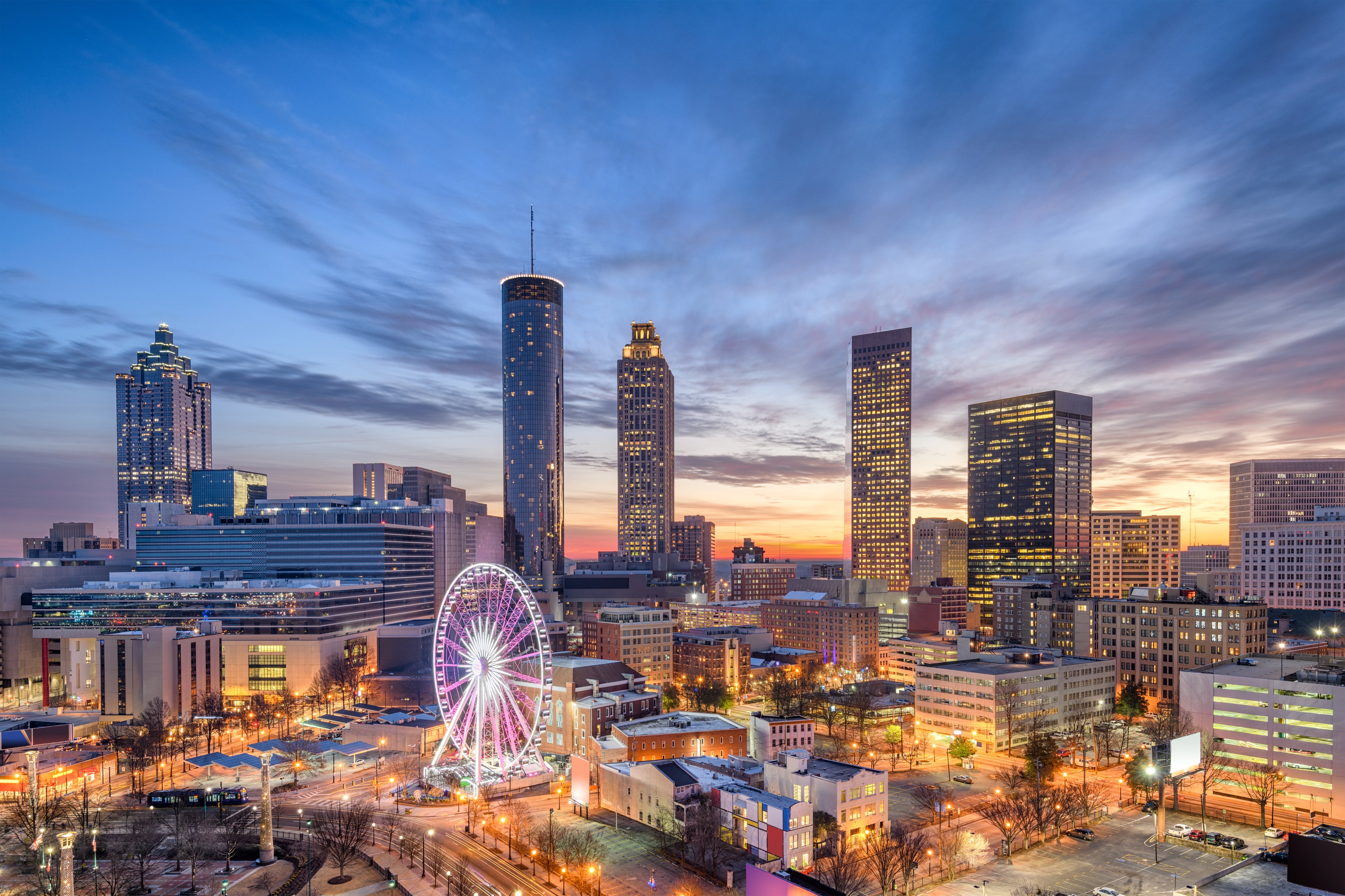 Atlanta, Georgia, USA downtown city skyline