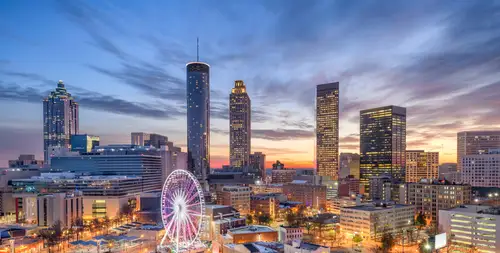 Atlanta, Georgia, USA downtown city skyline