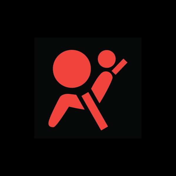 Airbag warning light