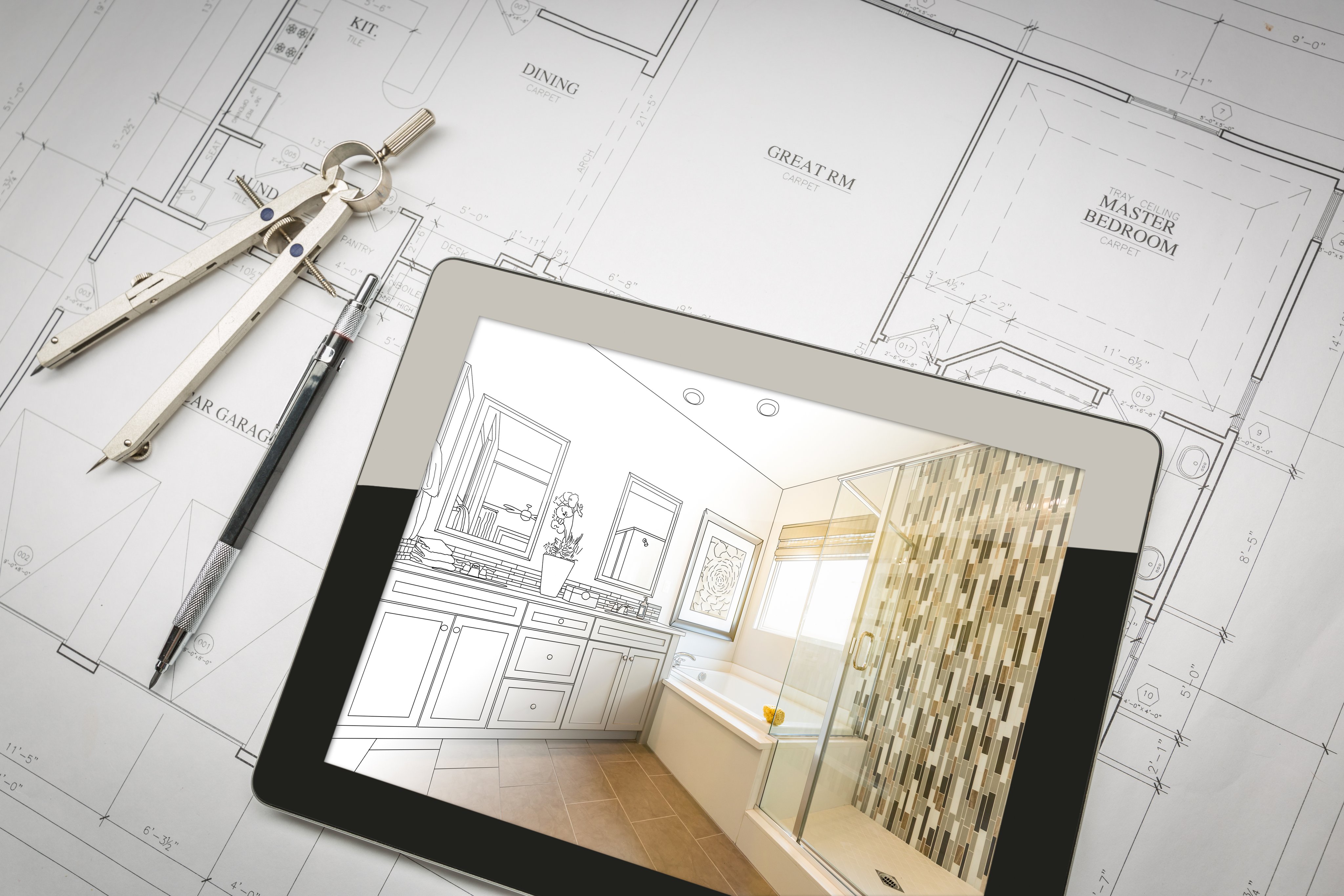 Remodeling with tablet