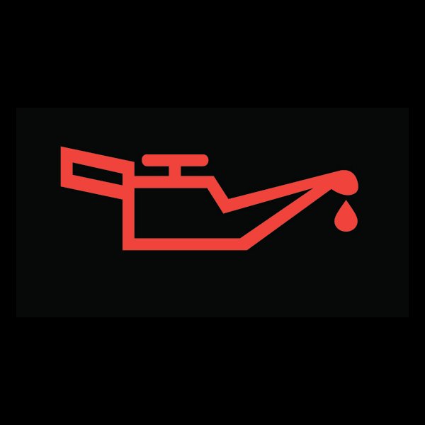 Oil pressure warning light