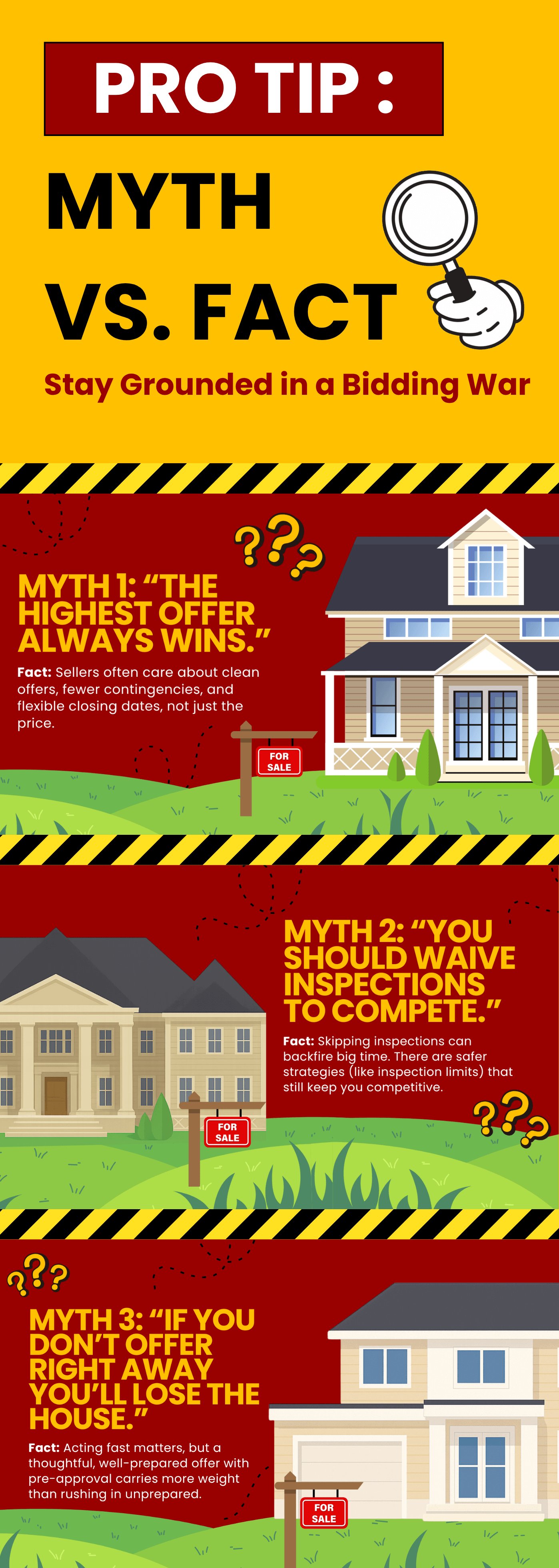 How to stay grounding in a home buying bidding war